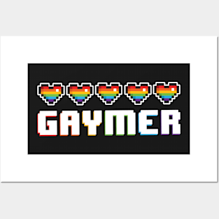 Gaymer the Gay Retro Games T-shirt Posters and Art